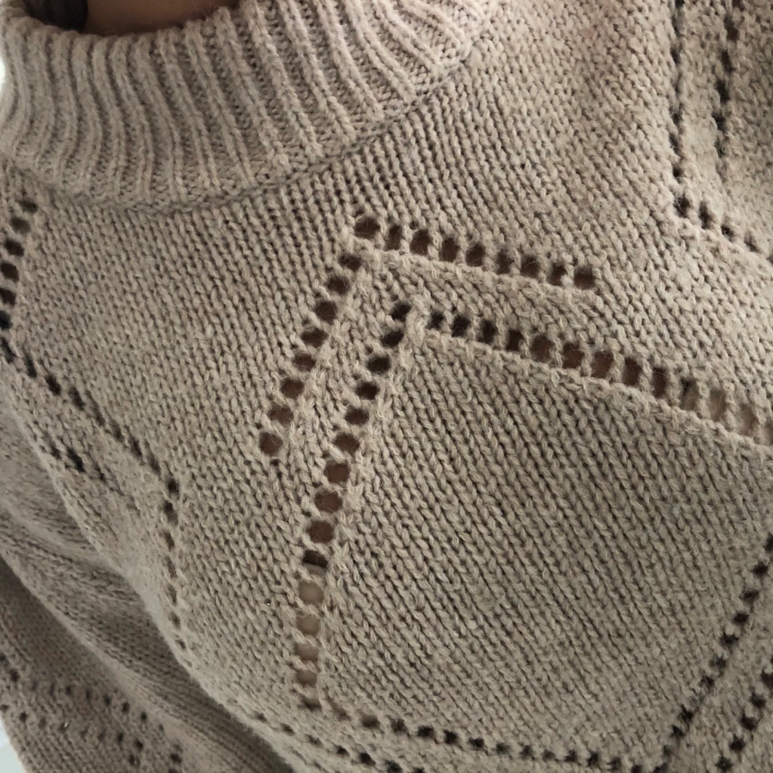 Oversized stickat tröja  - 91