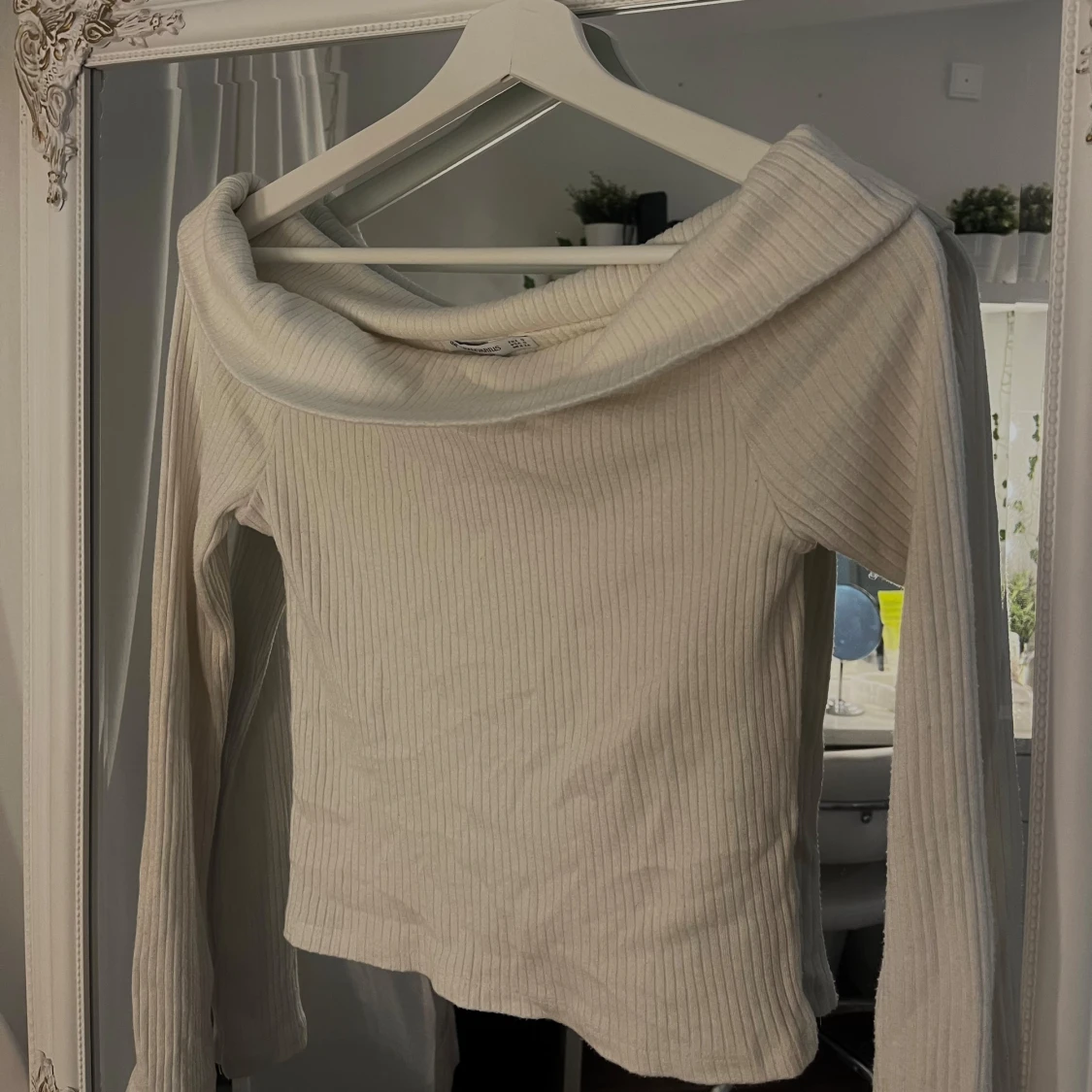 Vit offshoulder topp - 91