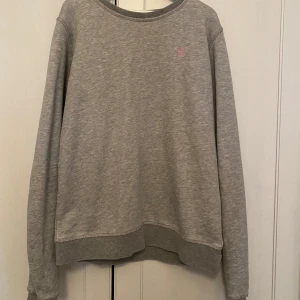 Grå Gant tröja - Tröja från Gant, är ganska flitigt använt och har lite skavanker men dom märks bara om man tittar väldigt noga.