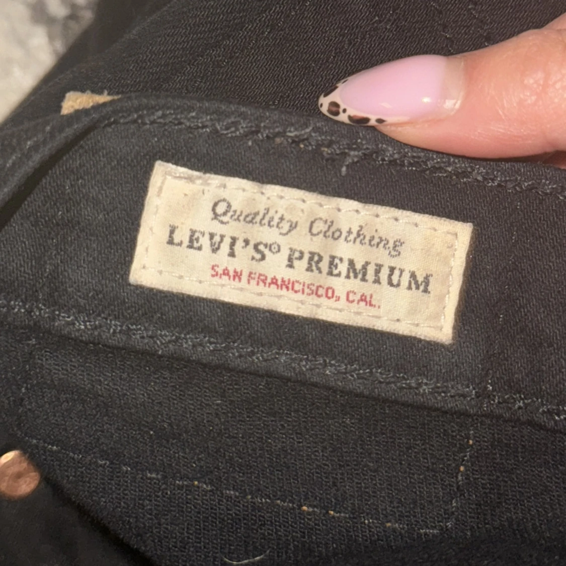 Svarta Levi's Ribcage Straight Jeans - 93