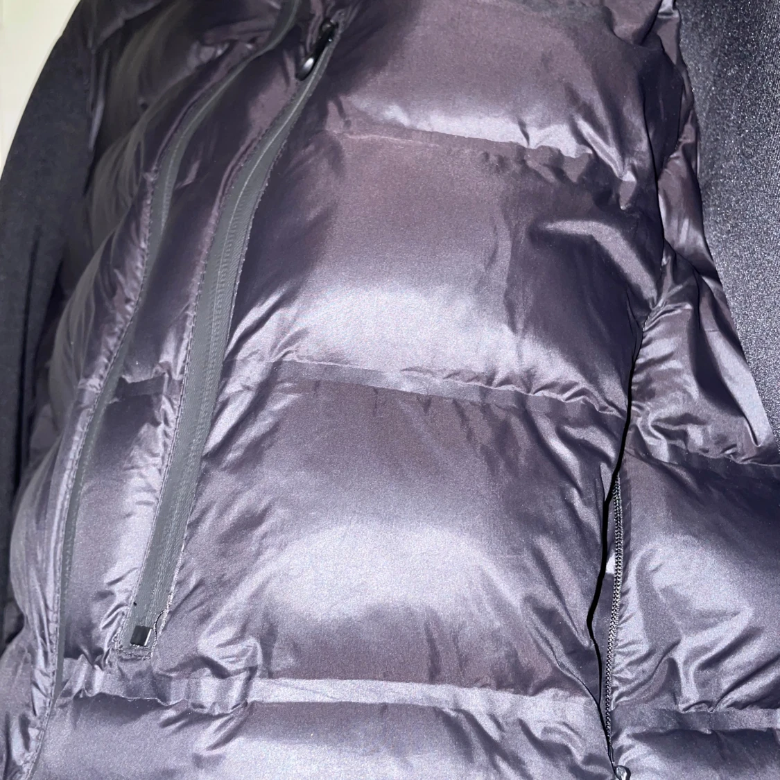 Svart pufferjacka med dragkedja Zara - 1