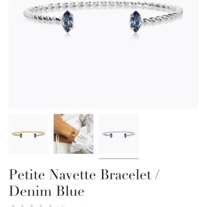 Silverarmband  Caroline Svedbom - Så fint silverarmband från Caroline Svedbom med blå kristaller 💋