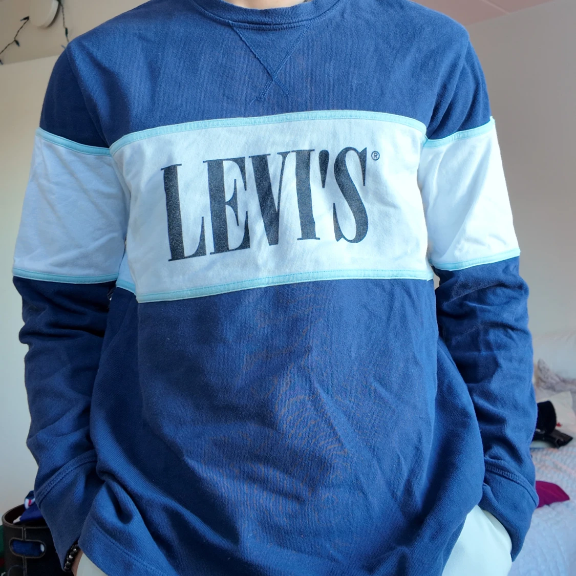 Blå långärmad tröja från Levi's