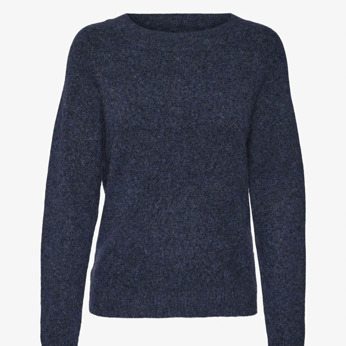 Mörkblå stickad tröja