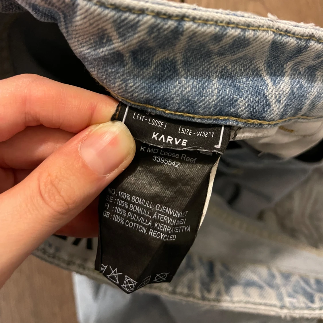 Ljusblå jeans från Karve - 92