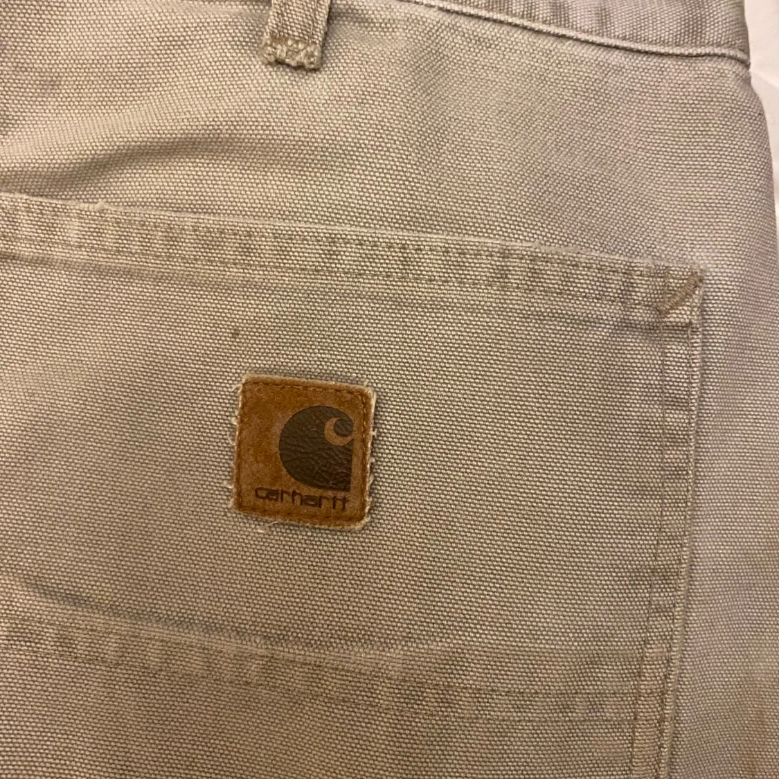 Beigea Carharttbyxor - 92