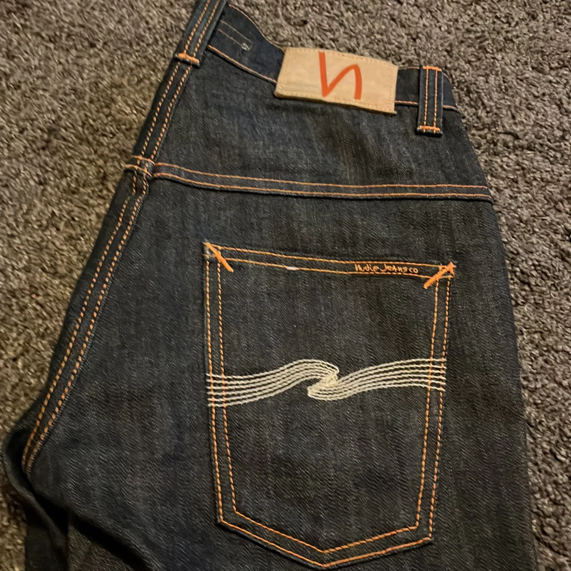 Mörkblå jeans från Nudie Jeans - 90