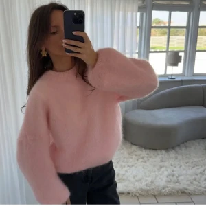 Rosa Stickad - stickad tröja!!