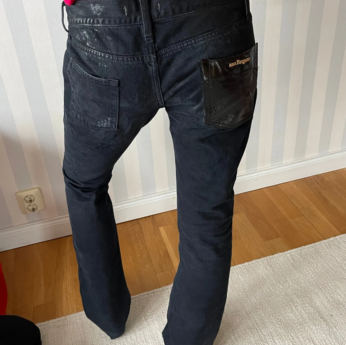 Svarta låga bootcut från Ann Hagen - 91
