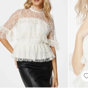 Spetsblus - Säljer den här fina trendiga spetsblusen(lånade bilder❤️)