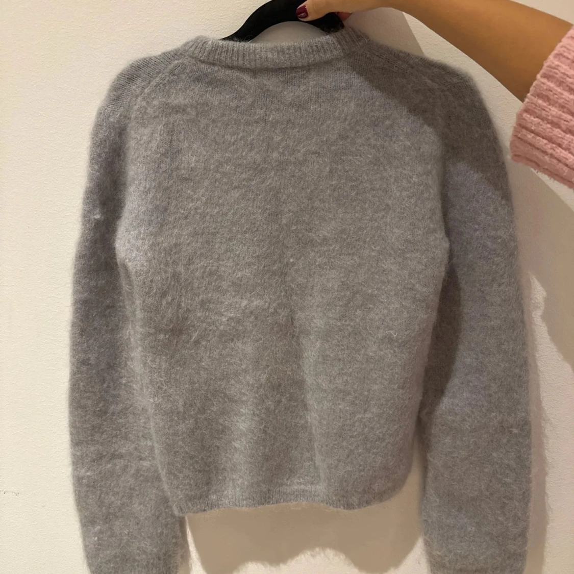 Grå mohairtröja från H&M Edition - 1