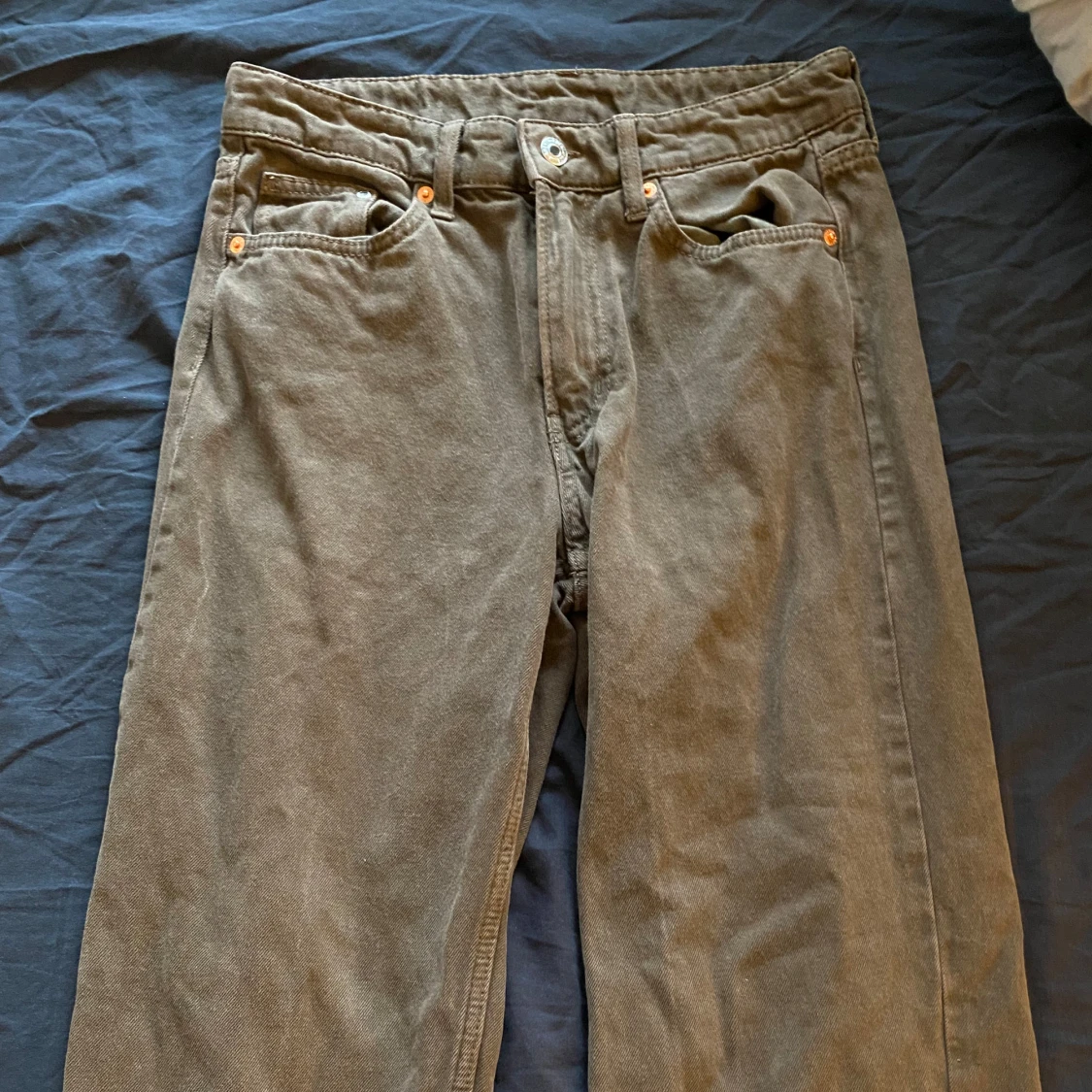 Low waist H&M bruna baggy jeans cute
