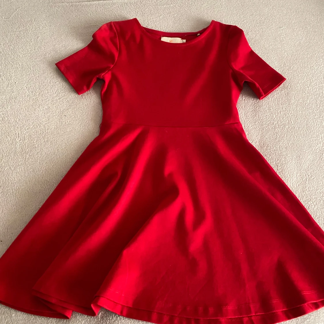 Röd jul barnklänning