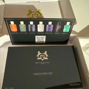Parfums de Marly samples  - Parfums de Marly discovery set 350kr Parfums de Marly sample box tre samples 200kr 3 samples  200kr Köp allt för 600kr