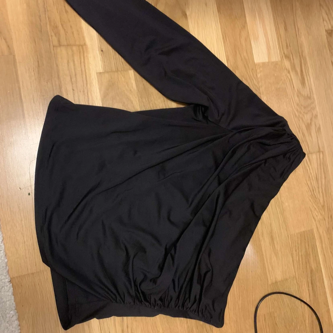 Svart off shoulder topp