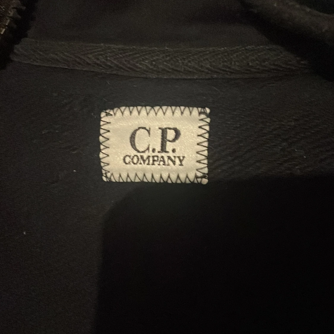 Svart CP company zip hoodie - 91