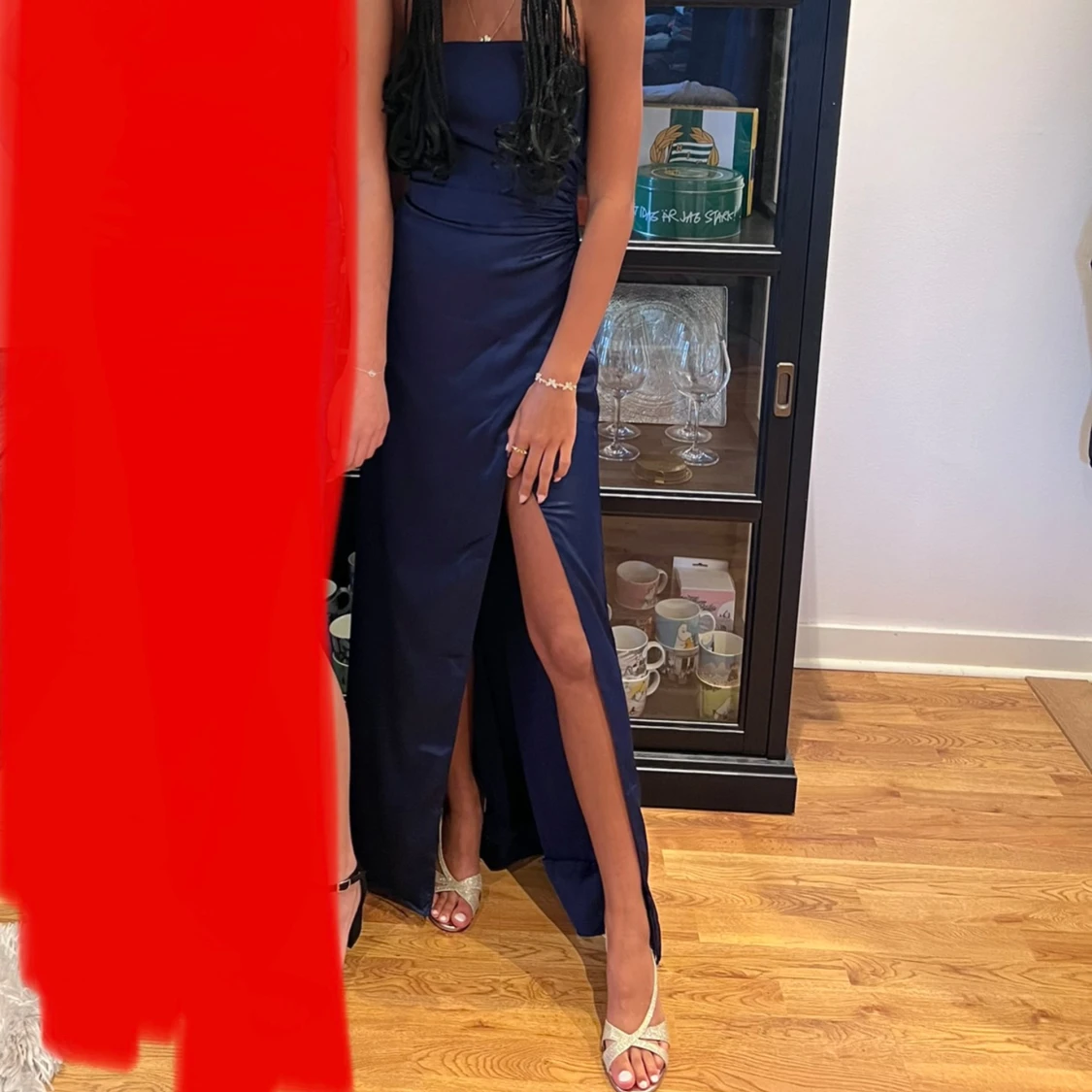 Mörkblå balklänning - 91