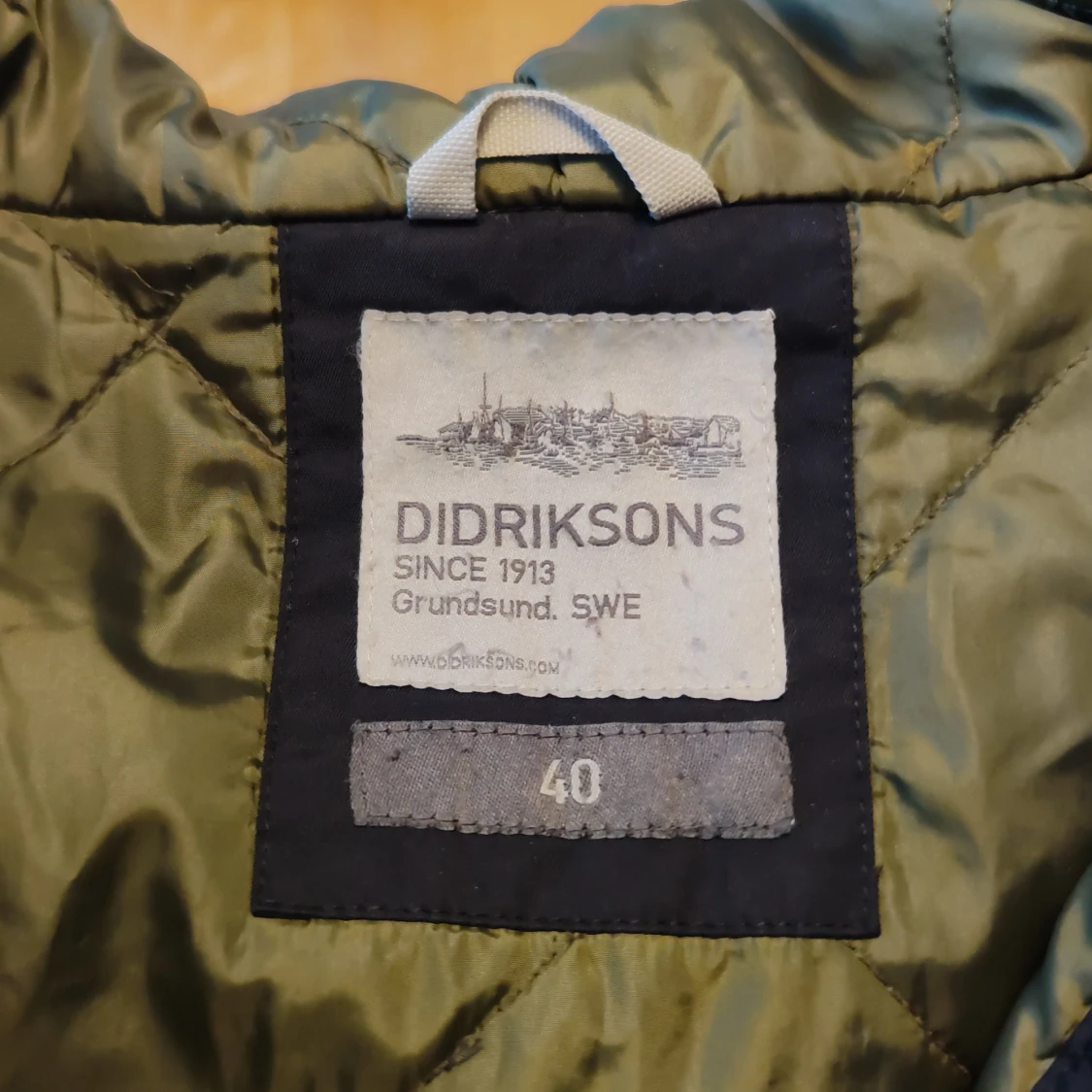 Svart parkajacka från Didriksons - 2