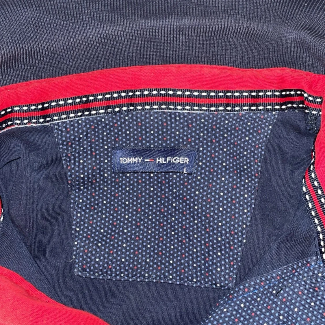 Blå pikétröja från Tommy Hilfiger - 3