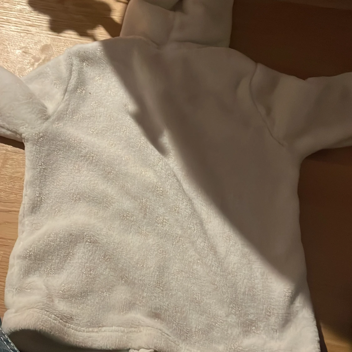 Vit teddyjacka från H&M - 3