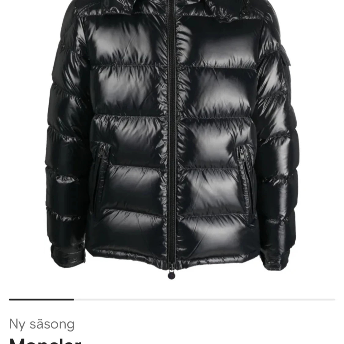 Svart dunjacka från Moncler - 4