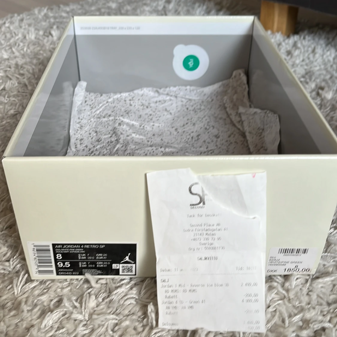 Nike Air Jordan 4 SB pine green  - 4