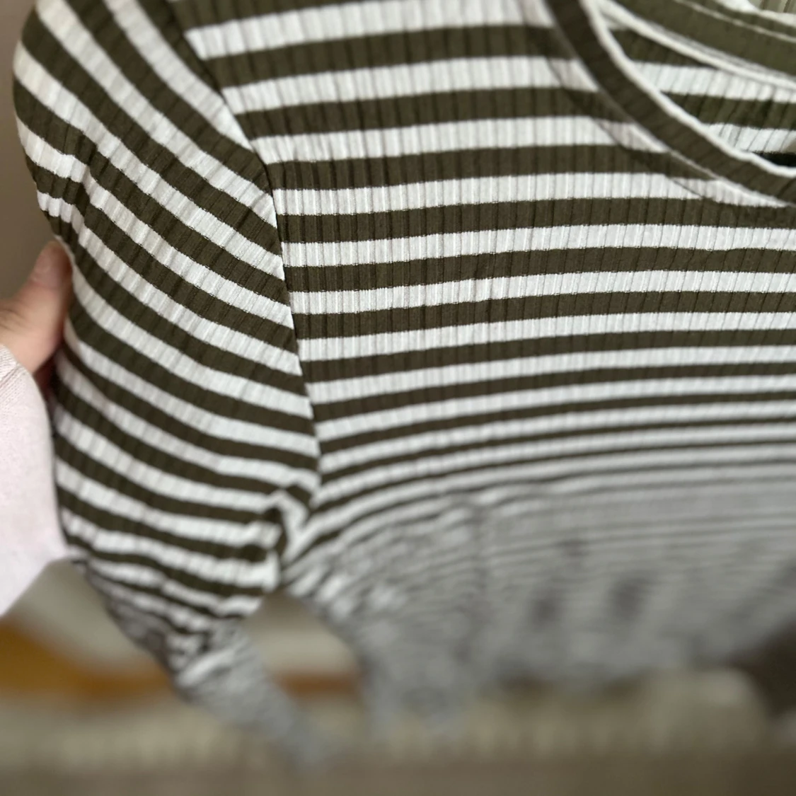 Randig långärmad topp från Vero Moda - 1