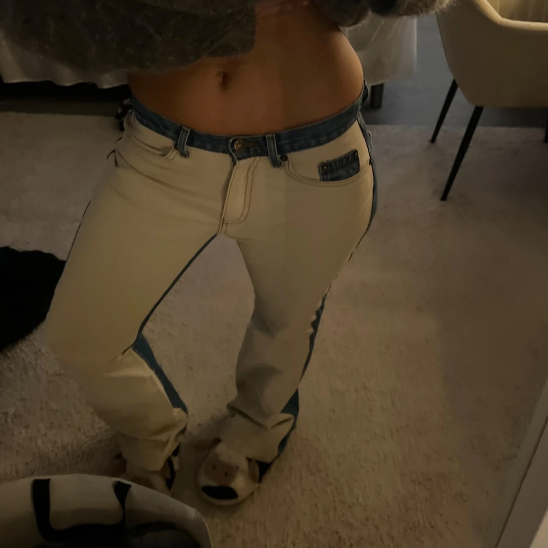 Unika Lågmidjade bootcut jeans