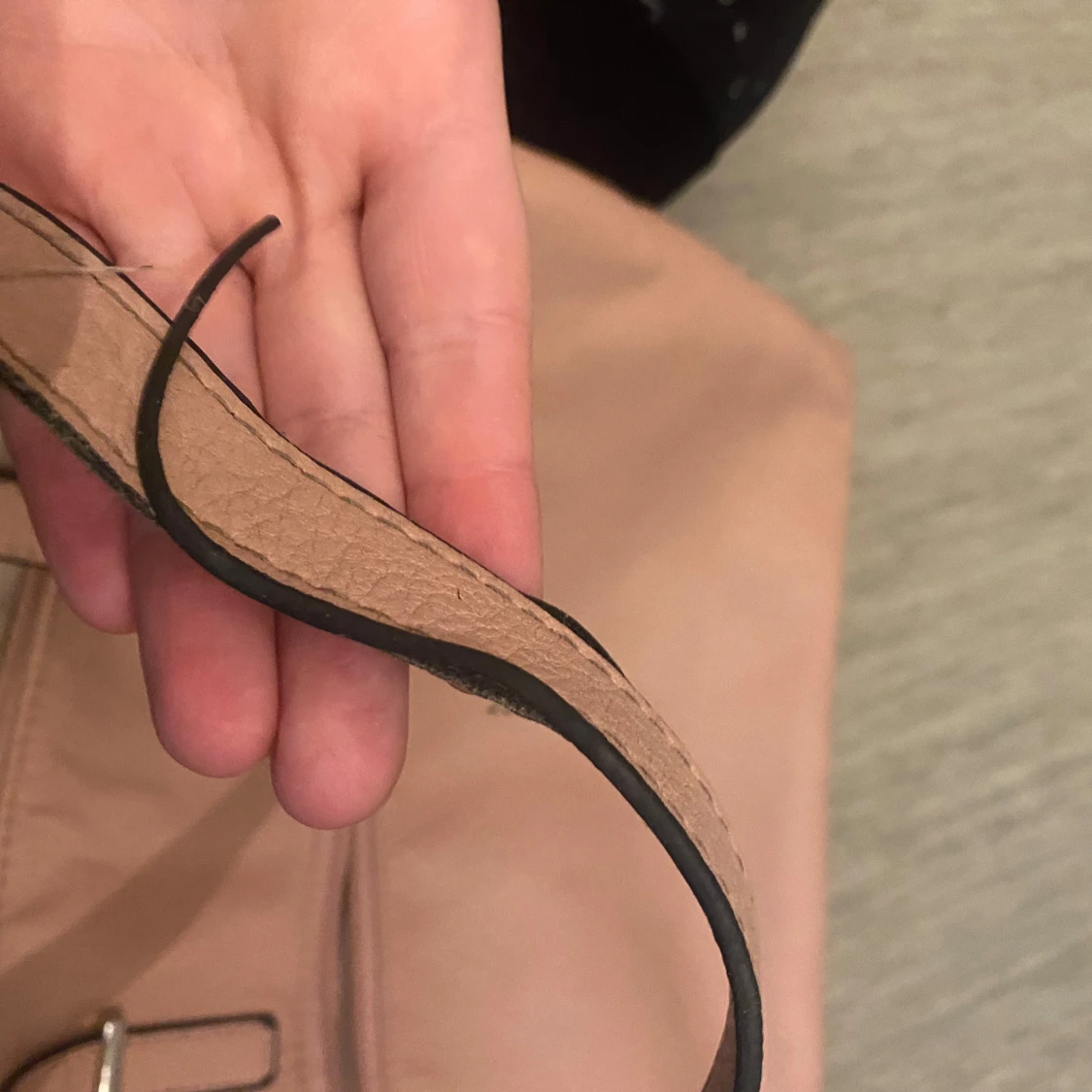 Rosa axelväska med hjärtan - 3