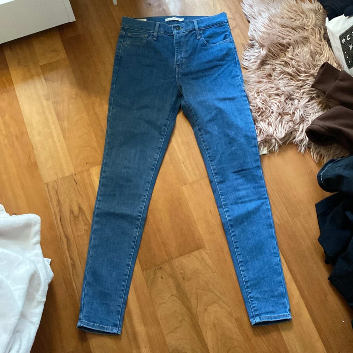 Blå skinny jeans - 2