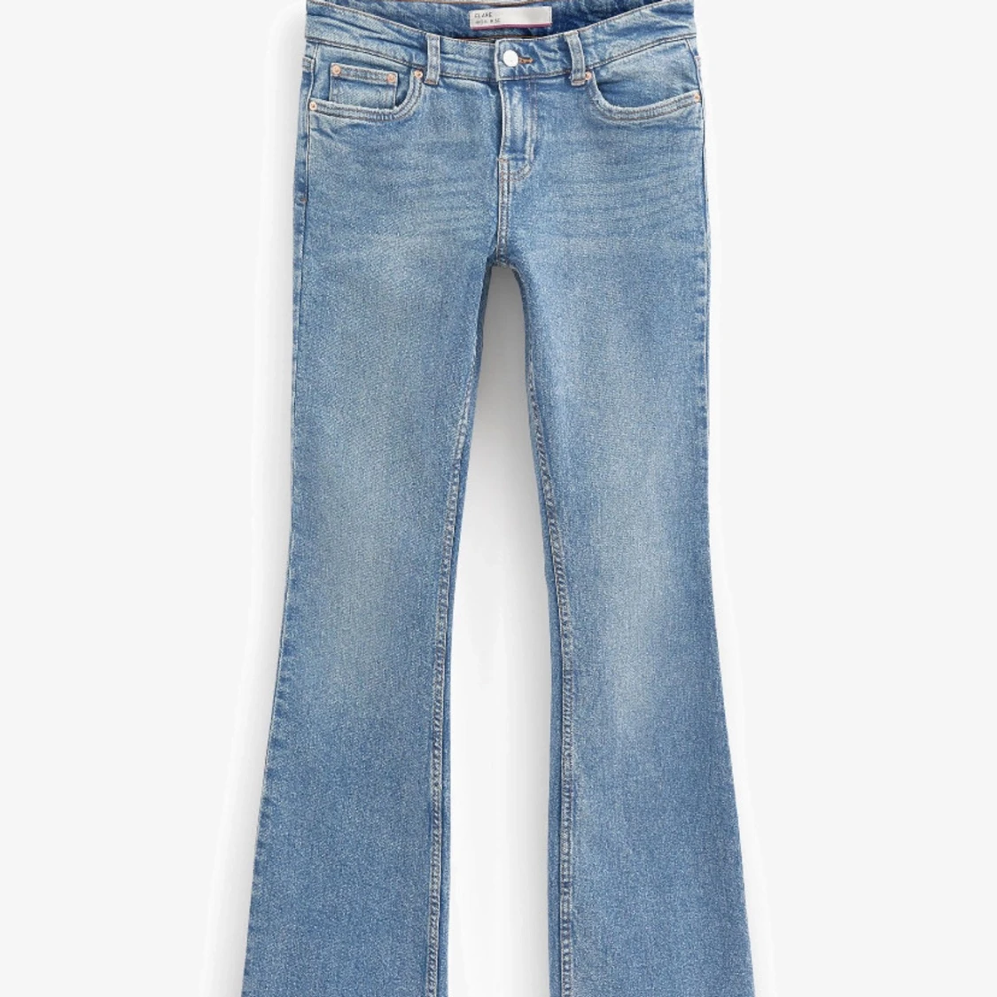 Blå bootcut jeans