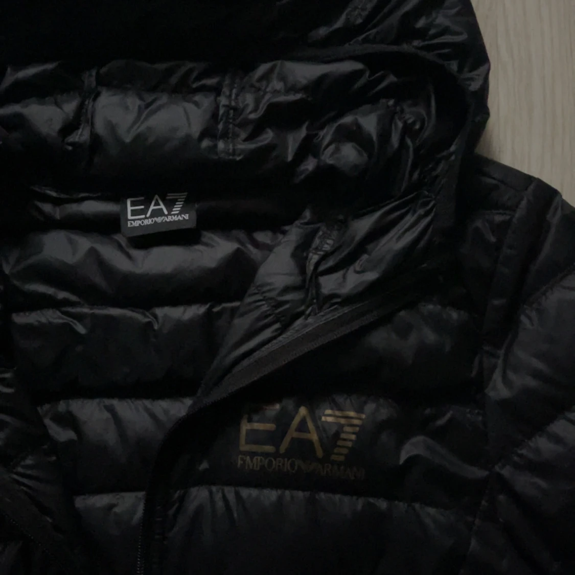 Svart pufferjacka från Emporio Armani - 90