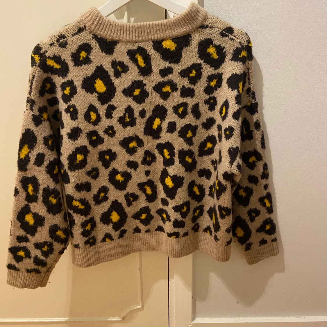 Stickad leopard tröja - 91