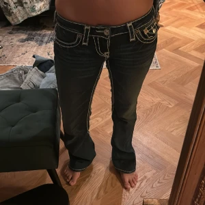  Jeans True Religion låga - True religion, vintage, flared, utsvängda, mörkblå