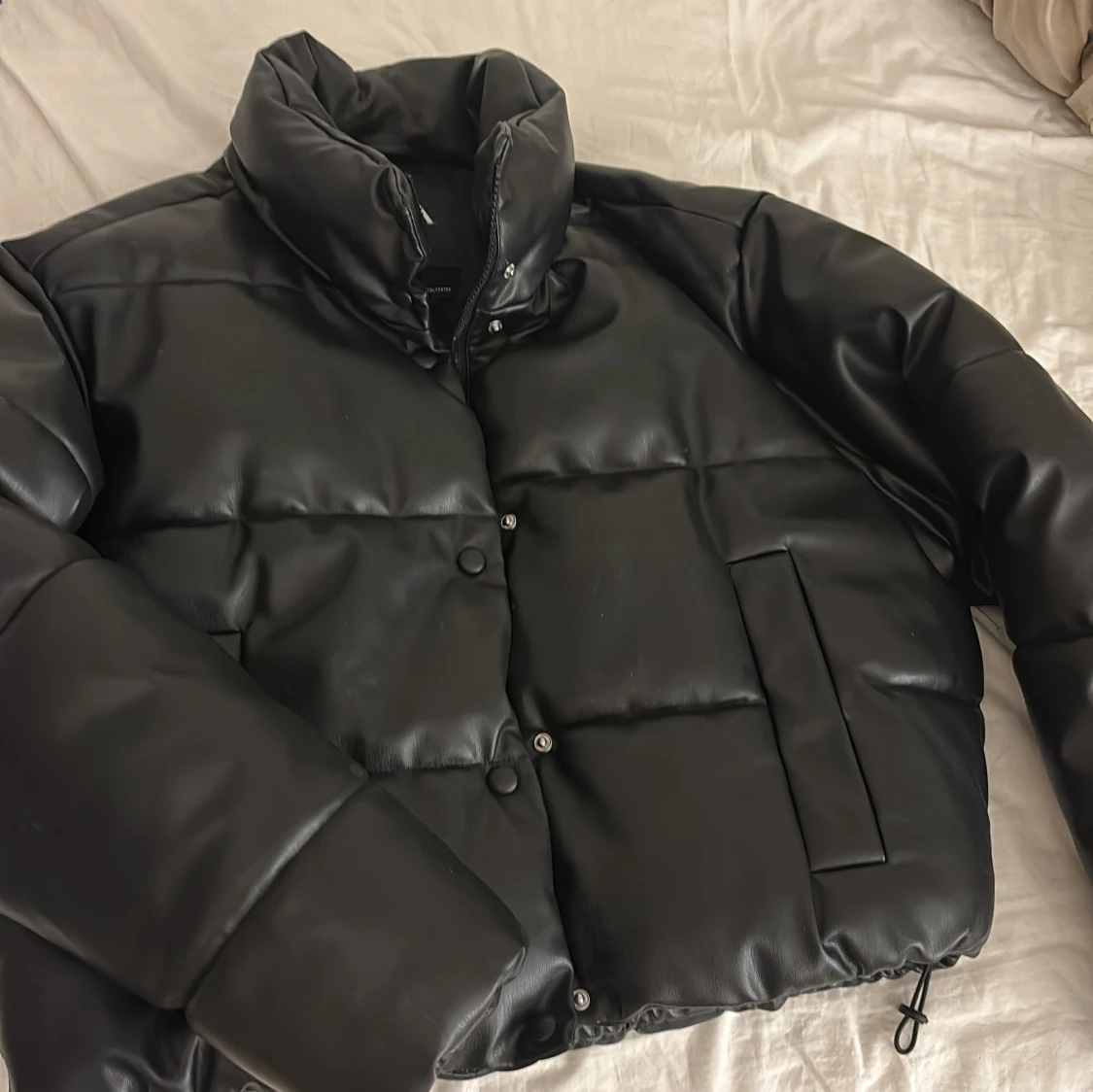 Skinn puff jacka