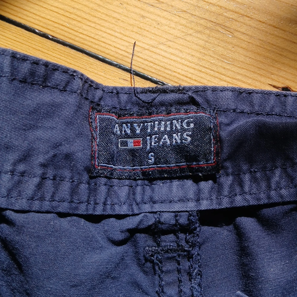 Blåa cargo shorts - 91