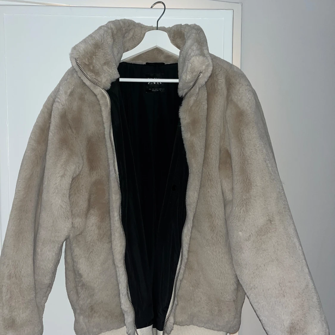 Fur jacket zara