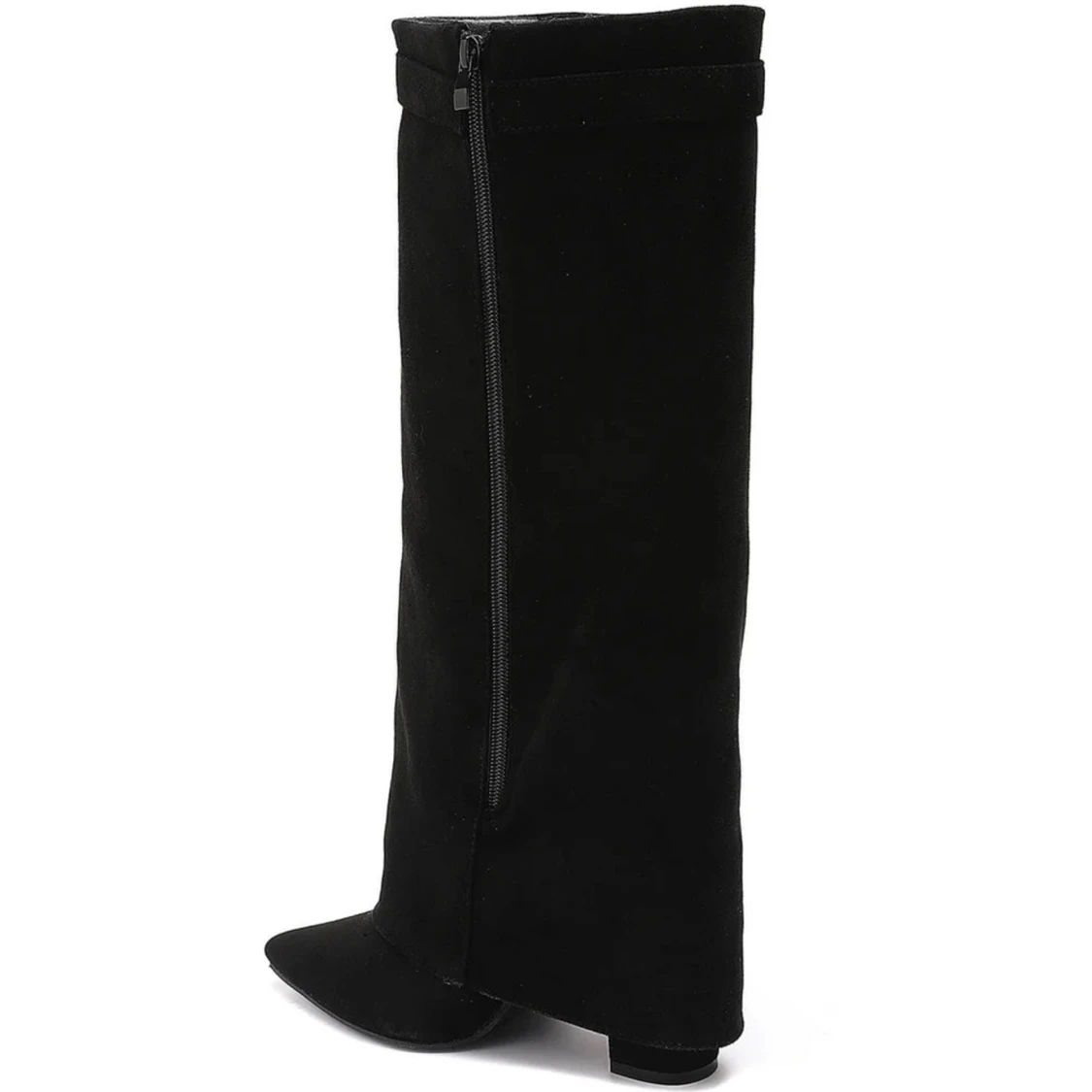 Svarta stövlar med dragkedja - 90