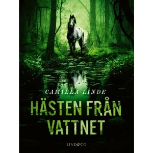 Hästen från vattnet (inbunden) -  Utanför det lilla samhället Mörkersjö ligger Ödemarken. Det sägs att det finns något farligt där. Junos högsta önskan är att få en egen häst. En dag, när hon är ute i skogen med bästa kompisen Aimy och hennes häst, hör Juno en gnäggning från Ödemarken. Trots alla varningar beslutar hon sig för att undersöka var ljudet kommer ifrån. Vid en tjärn, djupt inne i den mörka skogen, hittar hon en häst som verkar övergiven. Juno tar med den vackra och vilda hästen till stallet. Han får namnet Storm och Juno börjar sköta om honom som sin egen. I hemlighet hoppas hon att ägaren inte ska dyka upp. Men Aimy är inte alls glad för Junos skull, och de andra hästarna verkar rädda för Storm. Snart börjar underliga saker att hända, både i stallet och med Juno. Vem, eller vad, är Storm egentligen? Hästen från vattnet är den första boken om Ödemarken. Skräck, djupa skogar och mystiska väsen möter teman som vänskap, sorg och utanförskap. CAMILLA LINDE (f. 1985) är uppvuxen på en hästgård utanför Sigtuna. Numera bor hon i Alingsås, staden som är känd för fika och potatis. Förutom att skriva gillar hon att gejma, kolla på TV-serier och träna karate. Och att läsa förstås. Camilla debuterade 2016 med serien Snack Parrows intergalaktiska rymdbyrå och har sedan dess givit ut ett flertal böcker.    Format Inbunden   Omfång 186 sidor   Språk Svenska   Förlag Lind &amp; Co   Utgivningsdatum 2023-09-25   Medverkande Niklas Lindblad   ISBN 9789180530491  