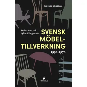 Litteraturen om svenska möbler och deras formgivare under 1950- och 1960-talet är relativt omfattande. Mindre upp märksamhet har de tillverkande företagen fått, vilka genom tekniska förändringar, nya material och metoder rationaliserade sin verksamhet. Stordrift och serietillverkning slog igenom, samtidigt som hantverksbetonade moment fanns kvar. Denna bok försöker täcka denna lucka. Möbelbranschens utveckling tecknas mot bakgrund av omvärldsfaktorer såsom stigande välstånd, försöken att råda bot på bostadsbrist och trångboddhet, nya sätt att distribuera möbler i form av kedjebildningar och stora varuhus med Ikea som det främsta exemplet. Boken diskuterar även den förändrade synen på inredning och möblernas funktion. Historien konkretiseras genom minihistoriker över ett tiotal möbelfabriker. Deras ekonomiska och tekniska utveckling studeras. Stort utrymme ägnas också de möbler som producerades och de formgivare som var verksamma under perioden.    Format Inbunden   Omfång 343 sidor   Språk Svenska   Förlag Universus Press AB   Utgivningsdatum 2023-04-20   ISBN 9789187439797  