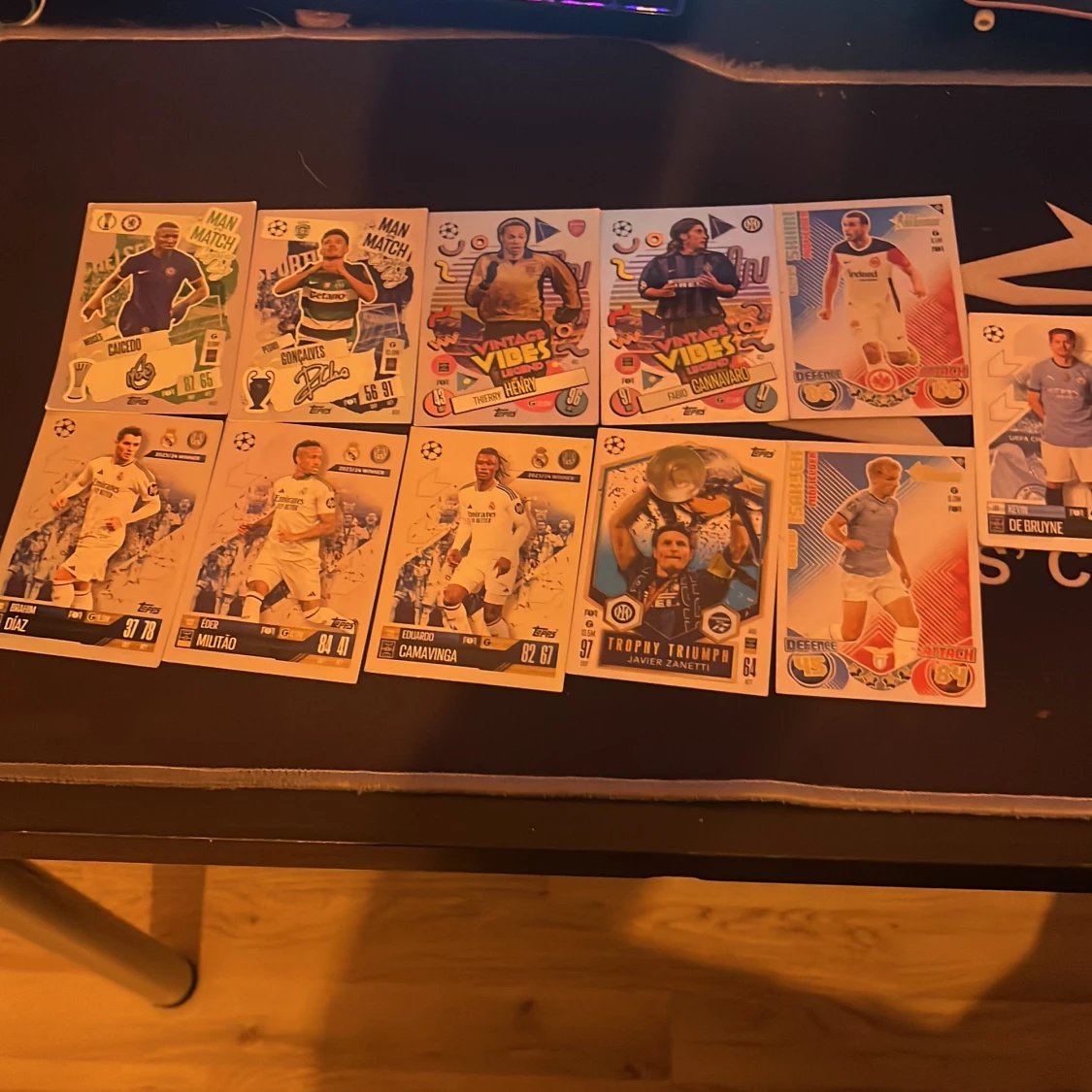 Match attack kort / säg pris på en fotbolls person