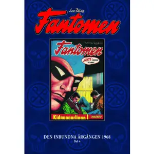 Fantomen är en av de äldsta serietidningarna i vårt land - det första numret utkom redan 1950. Idag är de gamla numren eftertraktade samlarobjekt och mycket svåra att få tag på. Sedan år 2002 finns faximil utgåvor samlade i inbundna böcker med skyddsomslag - Fantomens Inbundna Årgångar. Varje bok inleds med rikt illustrerade artiklar.    Format Inbunden   Omfång 350 sidor   Språk Svenska   Förlag Egmont Publishing AB   Utgivningsdatum 2019-04-11   ISBN 9789176214138  