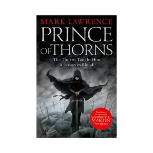 Prince of Thorns is the first volume in a powerful new epic fantasy trilogy, original, absorbing and challenging.  Before the thorns taught me their sharp lessons and bled weakness from me I had but one brother, and I loved him well. But those days are gone and what is left of them lies in my mother's tomb. Now I have many brothers, quick with knife and sword, and as evil as you please. We ride this broken empire and loot its corpse. They say these are violent times, the end of days when the dead roam and monsters haunt the night. All that's true enough, but there's something worse out there, in the dark. Much worse. From being a privileged royal child, raised by a loving mother, Jorg Ancrath has become the Prince of Thorns, a charming, immoral boy leading a grim band of outlaws in a series of raids and atrocities. The world is in chaos: violence is rife, nightmares everywhere. Jorg has the ability to master the living and the dead, but there is still one thing that puts a chill in him. Returning to his father's castle Jorg must confront horrors from his childhood and carve himself a future with all hands turned against him. Mark Lawrence's debut novel tells a tale of blood and treachery, magic and brotherhood and paints a compelling and brutal, and sometimes beautiful, picture of an exceptional boy on his journey toward manhood and the throne.    Format Pocket   Omfång 399 sidor   Språk Engelska   Förlag Harper Collins UK   Utgivningsdatum 2012-04-12   ISBN 9780007423637  