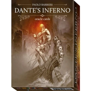 Dante's Inferno Oracle Cards - The new Oracle deck by celebrated Italian artist Paolo Barbieri gives life to the legendary episodes recounted by Dante Alighieri in the first cantica of the Divine Comedy. A literal journey through the circles of hell, but also an allegorical exploration of the dark side of our soul and the tragic depths of human condition. 36 full color cards &amp; instructions.