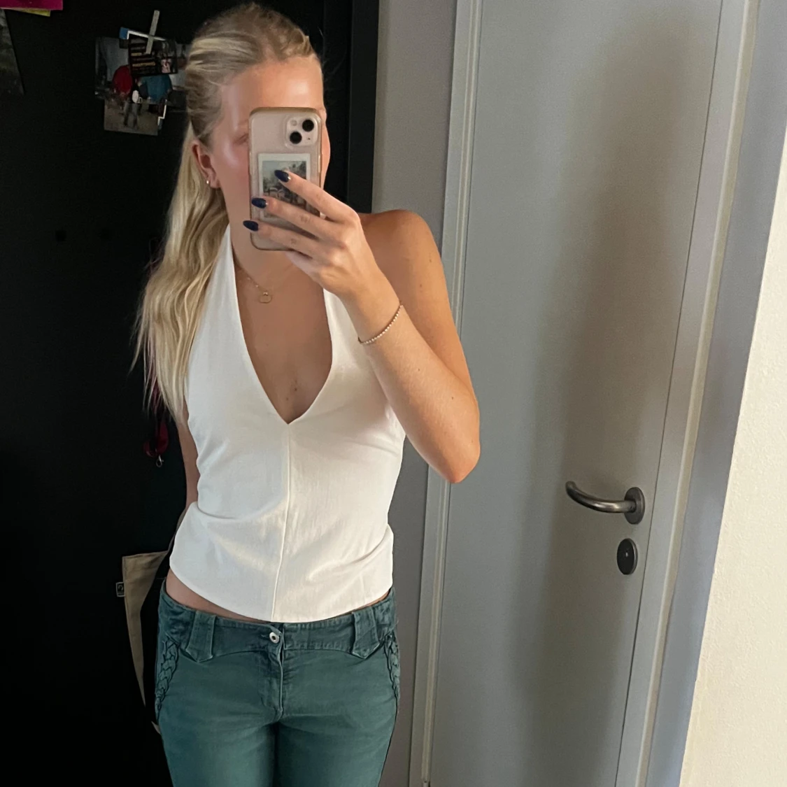 Halterneck topp  - 91