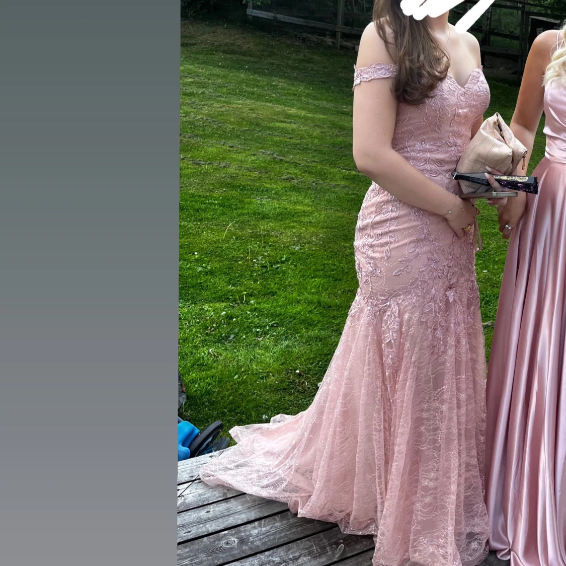 Super fin rosa balklänning  - 3
