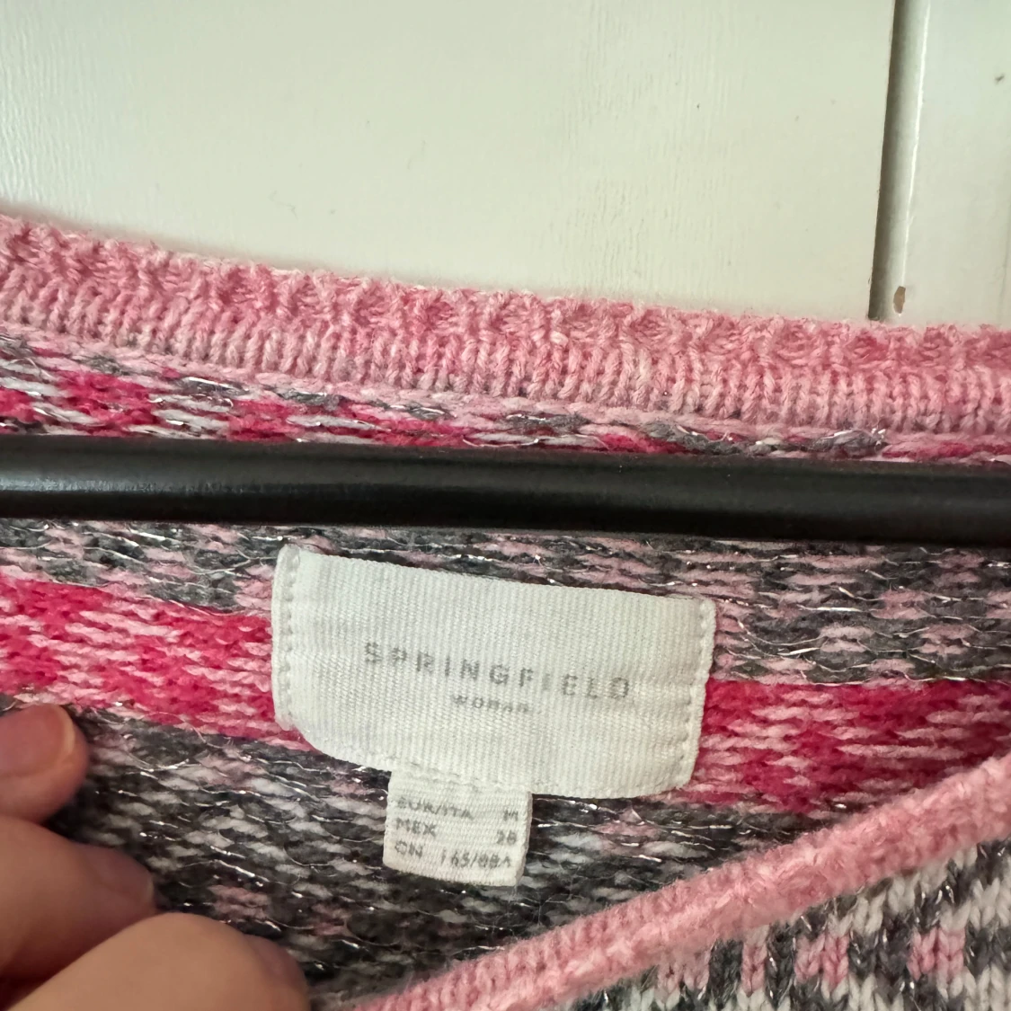 Mönstrad stickad tröja från Springfield - 91