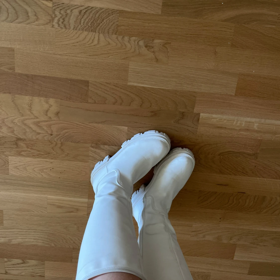 Vita chunky stövlar Asos - 90