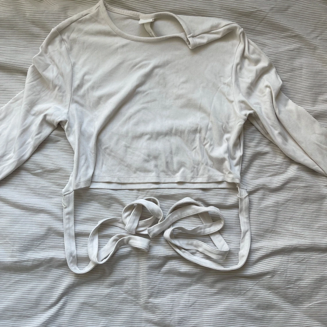 H&M knyttröja krämvit - 92