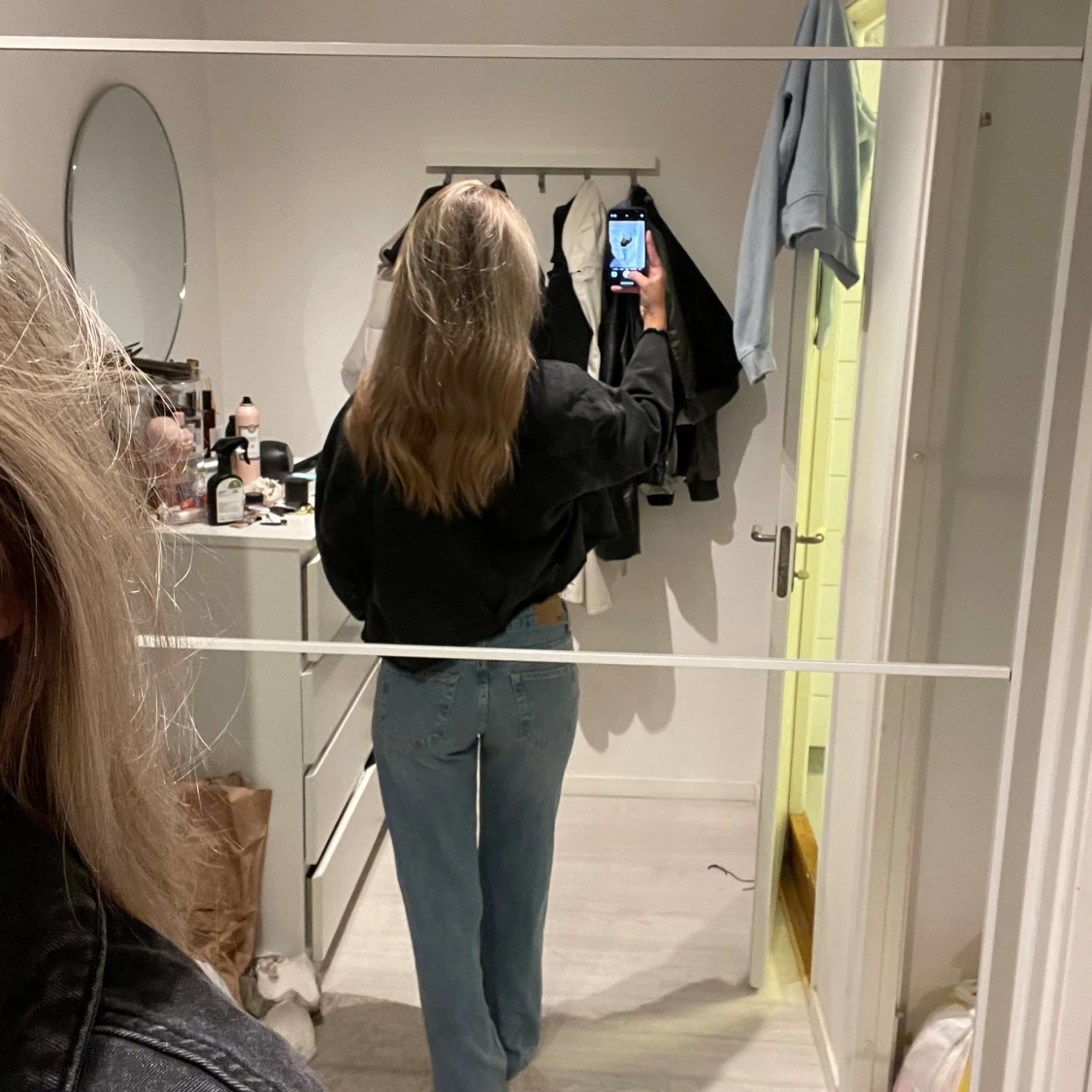 Mörkgrå jeansjacka  - 91